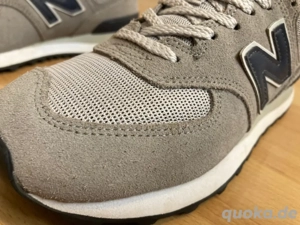 New Balance 574 Gr. 38 | Herrenschuhe Sneakers Wildleder 515 373 530 grau blau Bild 4