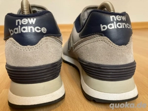 New Balance 574 Gr. 38 | Herrenschuhe Sneakers Wildleder 515 373 530 grau blau Bild 7