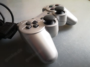 Original Sony Playstation 2 PS2 Analog Controller in silber