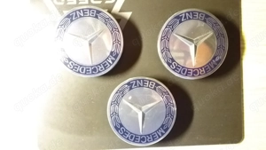 Nabendeckel Alufelgen Mercedes Benz 3 St. versch. Typen Dm 75mm