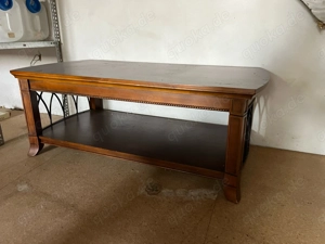 Wohnzimmertisch Couchtisch massivholz braun