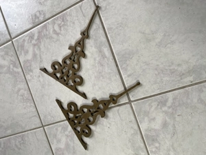 Wandornamente messing