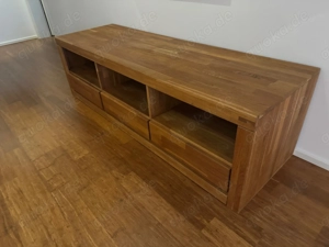 TV Board, Eiche massiv