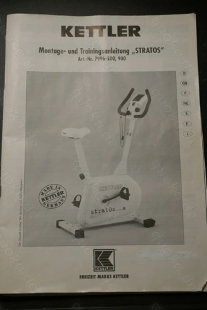 KETTLER Heimtrainer Ergometer Bild 3