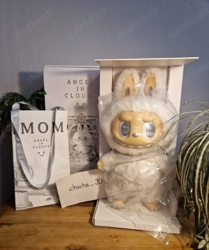 Zimomo Angel in the Clouds inkl. Tasche & OVP Labubu XXL Zimomo Original Popmart