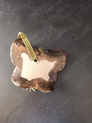 Keramik Schmetterling Wanddekoration Deko aus Kera Bild 2