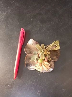 Keramik Schmetterling Wanddekoration Deko aus Kera Bild 3