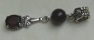 Granatanhänger, 925 Silber Bild 3