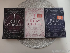 The Ruby Circle Band 1-3 mit Farbschnitt und Charakterkarten 