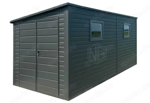 Gartenhaus - Gartenschuppen 2,5x5m Werkzeugschuppen Lagerschuppen GP625