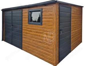 Gartenhaus - Gartenschuppen 4x2m Werkzeugschuppen Fertiggarage Transport + Aufbau gratis GP613