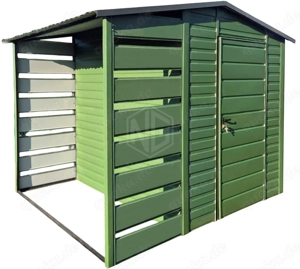 Gartenhaus - Gartenschuppen 2x2m Kleines Gartenhaus Lagerschuppen Gerätehaus GP604