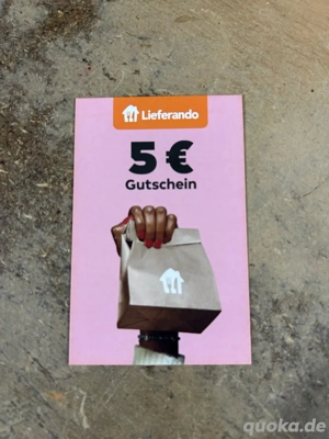 Lieferando Gutschein 5 