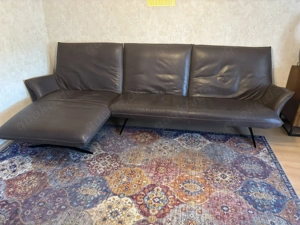 Koinor Sofa   Couch Fenja in Echtleder Farbe INDIA (grau), top Zustand!