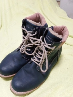 Tom Tailor Wintetschuhe Boots gr 38 blau wie neu 
