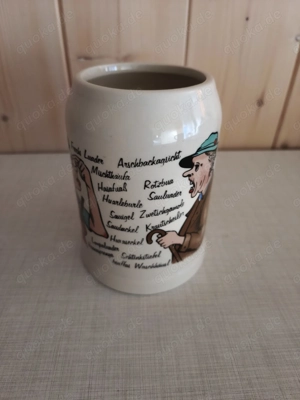Bierkrug mit Sprüchen 0,5 Liter