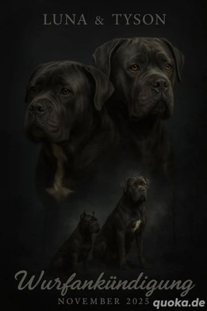 Cane Corso Wurfankündigung