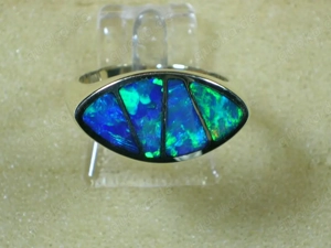 NEU: Ring 585 Gold Größe 17 - 53 mit Opal