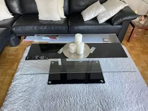 Wohnzimmertisch aus Glas