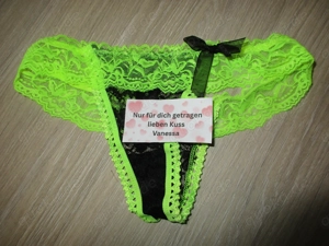 Erotische getragene Tangas mit Spitze für dich ! Getragene Slips uvm ! Schreib mir deine Wünsche !