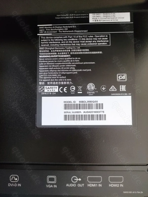 65 Zoll Monitor von Philips günstig zu verkaufen Bild 3