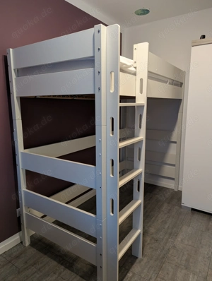 PAIDI Hochbett (Biancomo - weiß)