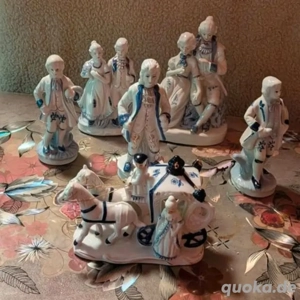 Porzellan Figuren ( Mozart ) Handbemalt 