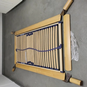Bett Bettgestell  massive Buche Vollholz  90 x 200cm mit Lattenrost