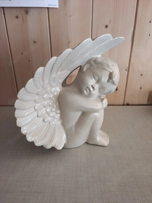 Steinzeug Engel   Putte