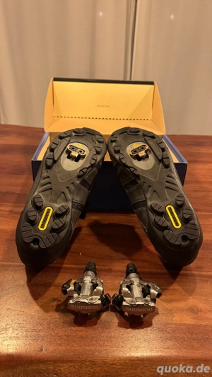Shimano Fahrradschuhe SH-M072 (Größe 42) + Klickpedale (SPD)