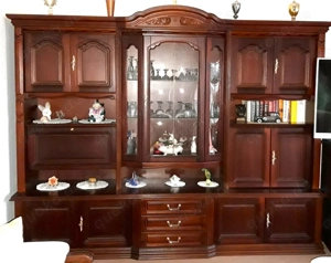ECHTHOLZ Mahagoniwohnzimmerschrank VINTAGE 1a Zustand