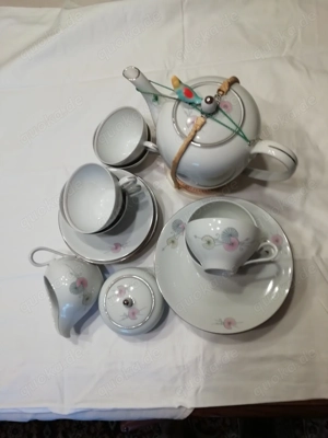 Kaffeegeschirr Bavaria von Winterling mit Blumendekor