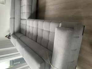 Wohnlandschaft L Form mit Schlaffunktion