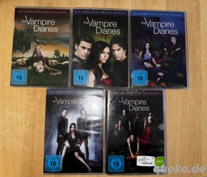 DVD, DVD's, Vampire Diaries, love sucks, 1-5, 5 noch OVP