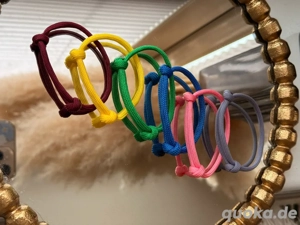 6 verstellbare Welpenbänder Züchter Wurf Katzen Regenbogenfarben 10-20cm Kitten kleine Hunde Welpen