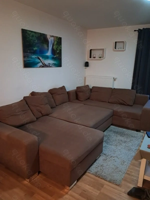 Sofa XXL braun - Wohnlandschaft 