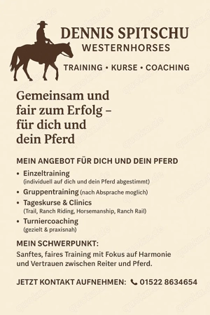 Reitunterricht Beritt Kurse uvm