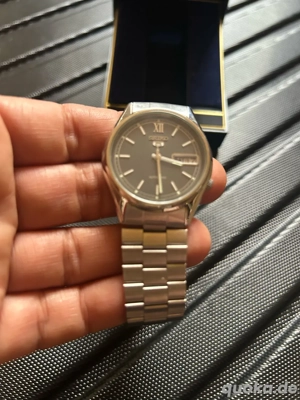 Ungetragen Neu Automatik SEiKO Herren Armbanduhr Bild 3