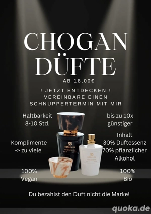 Weihnachtsshopping Duftparty Parfum Chogan