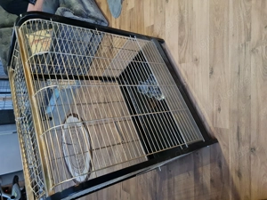 Große Voliere Metall Massiv