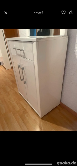Kommode Hochglanz Weiss