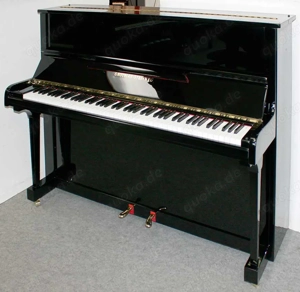 Klavier Grotrian-Steinweg 120, schwarz poliert, Nr. 98956, 5 Jahre Garantie