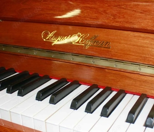 Klavier August Hoffman 121 K Nussbaum poliert, 5 Jahre Garantie Bild 3
