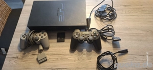Playstation 2 mit 2 Controller und kabel