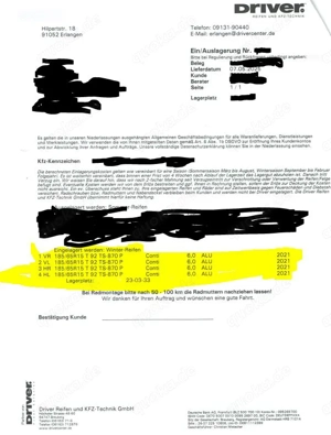 4 Winterkompletträder 185 65R15 auf Alu-Felgen