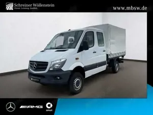 Mercedes-Benz Sprinter 314 DoKa Pritsche + Plane 4x4 Klima*AHK