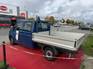 Volkswagen T5 Transporter Pritsche Doppelkabine *2-HAND*147.000*AHK*3-SITZER Bild 5