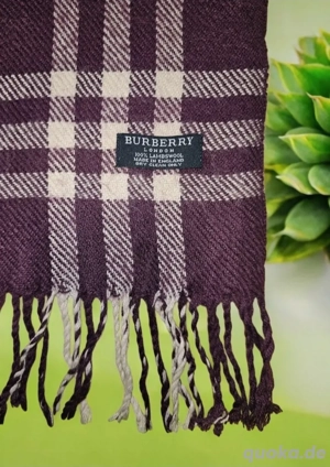 Original Burberry London Schal im edlen Beeren-Check!   Bild 2 Original Burberry London Schal im edlen Beeren-Check!   Bild 2