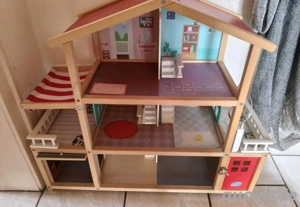 hape puppenhaus villa mit zubehör 