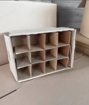 Gläserkartons für Fächern 6 oder 12 Glaser inkl. Einsatz NEU